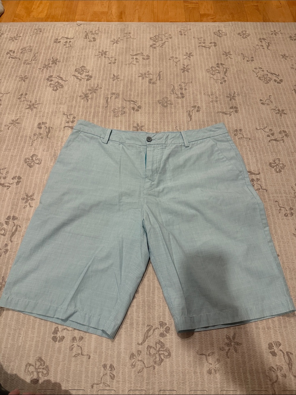 Men's Light Blue Casual Shorts